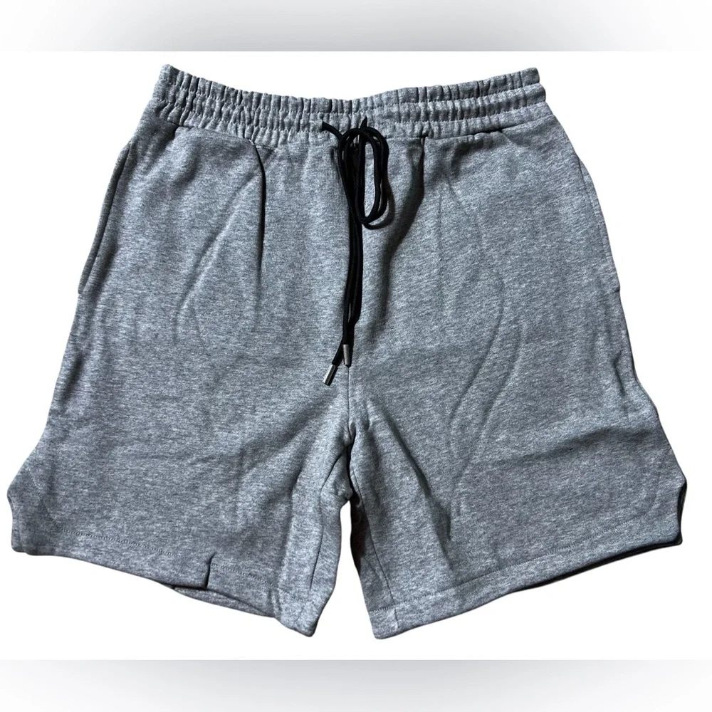 Ananke Men’s‎ Heather Grey Fleece Shorts Size Small Drawstring Lounge NWT
